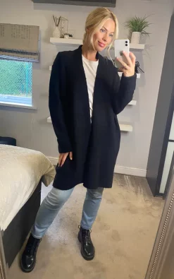 Best reviews of ???? Yumi Knitted Long Cardigan In Black ???? -Aftershock London Shop unnamed file 390