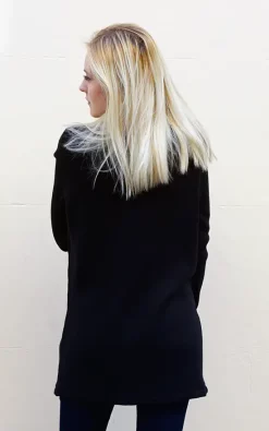 New ???? CY Boutique Long Sleeve Knitted Jacket With Faux Leather Details In Black ???? -Aftershock London Shop unnamed file 405