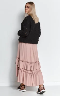 Budget ???? Makadamia Black V Neck Sweater Fastened With Gold Buttons ???? -Aftershock London Shop unnamed file 416