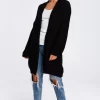 Best reviews of ???? MOE Black Oversized Cardigan With Wide Sleeves ❤️