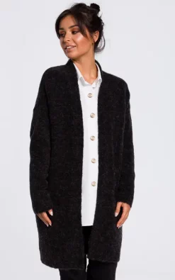 Top 10 ✔️ MOE Soft Knit Long Cardigan With Pockets In Black ???? -Aftershock London Shop unnamed file 443