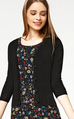 Top 10 ✔️ Misfit London 'Oxford' Black 1950's Vintage Inspired Teacher Style Cardigan ????