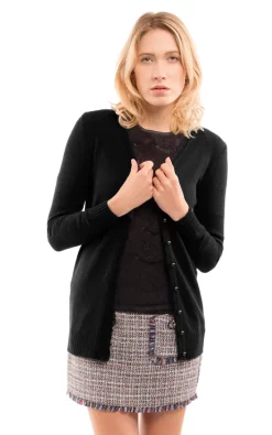 Cheapest ✨ CY Boutique Long Sleeve Button Up Cardigan In Black ❤️