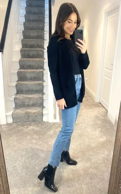 Best deal ???? ONLY Knitted Cardigan With Pockets In Black ???? -Aftershock London Shop unnamed file 531