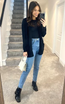 Best deal ???? ONLY Knitted Cardigan With Pockets In Black ???? -Aftershock London Shop unnamed file 532