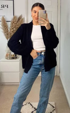 Best deal ???? IKRUSH Josie Knitted Balloon Sleeve Cardigan In Black ???? -Aftershock London Shop unnamed file 543