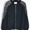 Wholesale ???? CY Boutique Black Cardigan With Pearl Embellished Shoulders ????