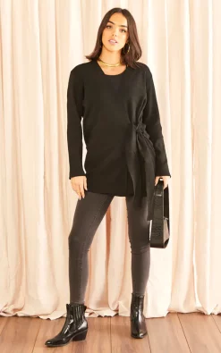 Best Sale ???? Jenerique Wrap Cardigan In Black ????