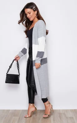 Buy ???? Girl In Mind Cara Panelled Longline Cardigan Grey ???? -Aftershock London Shop unnamed file 585