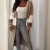 Best reviews of ???? Girl In Mind Cara Panelled Longline Cardigan Beige ????