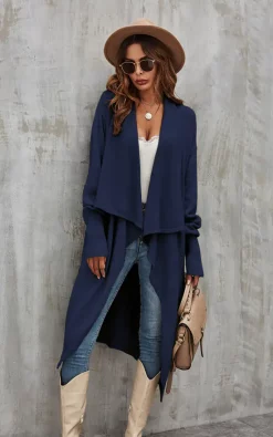 Top 10 ⭐ FS Collection Navy Chunky Pleat Oversized Cardigan ???? -Aftershock London Shop unnamed file 610