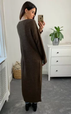 Wholesale ✔️ JJXX Maxi Cardigan In Dark Brown ???? -Aftershock London Shop unnamed file 620