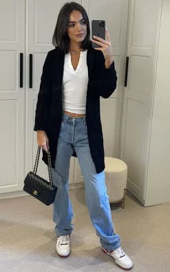 Wholesale ???? Aftershock London Cable Knit Hooded Cardigan In Black ???? -Aftershock London Shop unnamed file 64