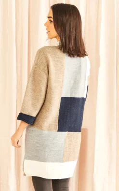 Best reviews of ???? Jenerique Multicolour Longline Knitted Cardigan In Navy ❤️ -Aftershock London Shop unnamed file 644