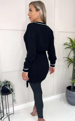 Buy ???? AX Paris Black And White Contrast Detail Knitted Cardigan ???? -Aftershock London Shop unnamed file 68