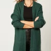 Budget ???? Jenerique Longline Oversize Cardigan In Emerald Green ????