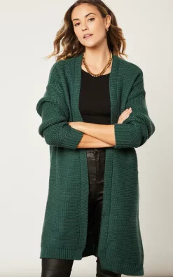 Budget ???? Jenerique Longline Oversize Cardigan In Emerald Green ????