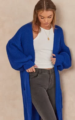 Best deal ???? Gini London Blue Long Knitted Cardigan ????