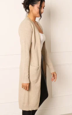 Wholesale ???? One Nation Clothing Long Throw On Midi Cardigan In Oatmeal Beige ???? -Aftershock London Shop unnamed file 792