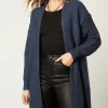 Outlet ???? Jenerique Longline Oversize Cardigan In Navy Blue ⌛