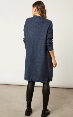 Outlet ???? Jenerique Longline Oversize Cardigan In Navy Blue ⌛ -Aftershock London Shop unnamed file 801