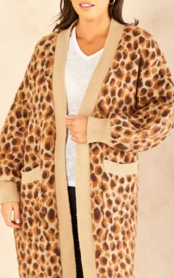 Best Sale ❤️ Blue Vanilla Cheetah Mid Cardigan ???? -Aftershock London Shop unnamed file 838