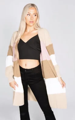 Best deal ⭐ JustYourOutfit Grey Colour Block Longline Cardigan ✔️ -Aftershock London Shop unnamed file 846
