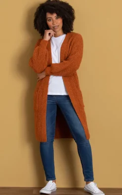 Discount ✔️ Klass Longline Open Cardigan Orange ???? -Aftershock London Shop unnamed file 886