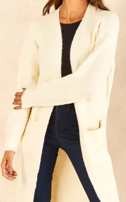 Discount ???? Pieces Long Sleeve Longline Cardigan In Whitecap Grey ???? -Aftershock London Shop unnamed file 898