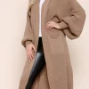 Top 10 ???? GIGILAND UK Tan Bell Sleeve Oversized Longline Cardigan ????