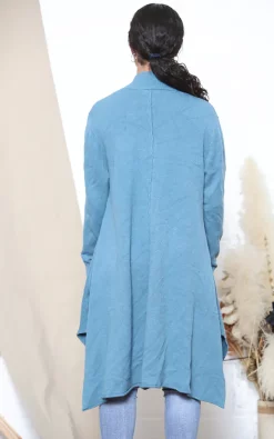 Promo ???? Lucy Sparks Teal Ribbed Texture Long Sleeve Cardigan ⭐ -Aftershock London Shop unnamed file 964