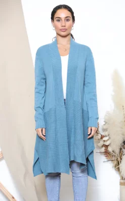 Promo ???? Lucy Sparks Teal Ribbed Texture Long Sleeve Cardigan ⭐ -Aftershock London Shop unnamed file 965