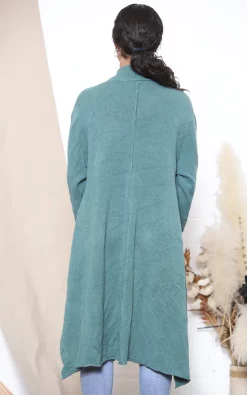 Best reviews of ???? Lucy Sparks Lake Green Ribbed Texture Long Sleeve Cardigan ???? -Aftershock London Shop unnamed file 968