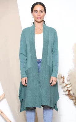Best reviews of ???? Lucy Sparks Lake Green Ribbed Texture Long Sleeve Cardigan ???? -Aftershock London Shop unnamed file 969