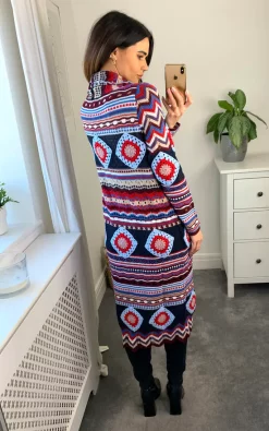 Budget ???? Joe Browns Striped Crochet Detail Zigzag Hem Longline Cardigan ???? -Aftershock London Shop unnamed file 986