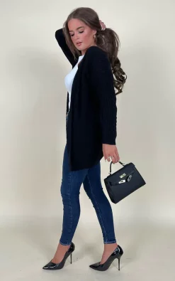 Best Sale ❤️ Girl In Mind Natalie Long Sleeve Cardigan Black ???? -Aftershock London Shop unnamed file 997